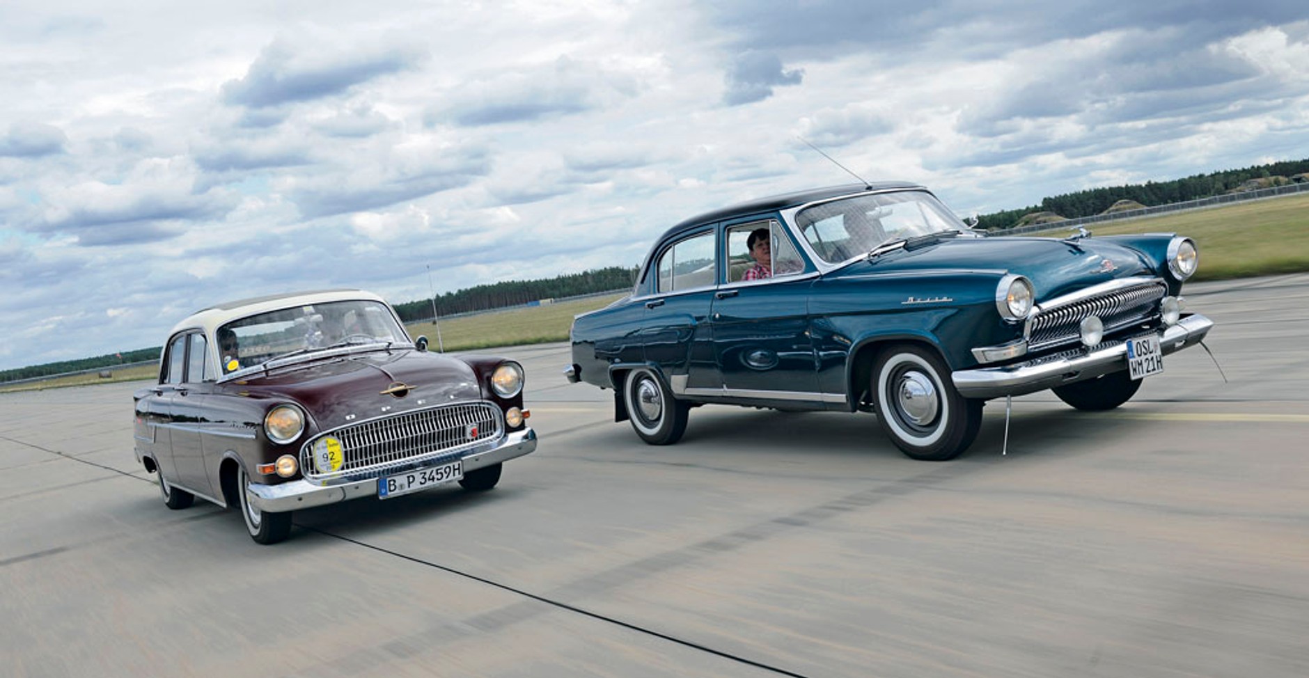 Opel Kapitan kontra Gaz Wołga M21 - klasyki z obu stron żelaznej kurtyny