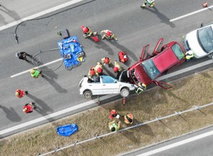 Służby ratownicze ćwiczyły w tunelu na S3. Symulacje ataku terrorystycznego i wypadków