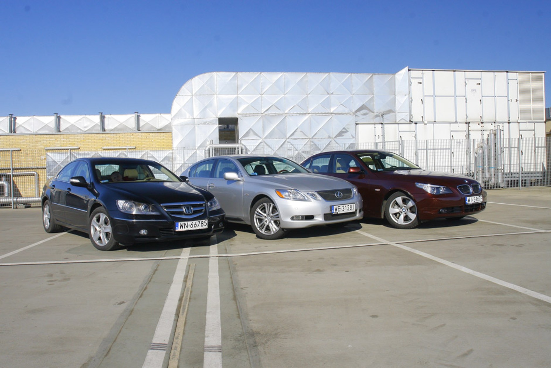 BMW 550 kontra Honda Legend i Lexus GS: duża porcja luksusu