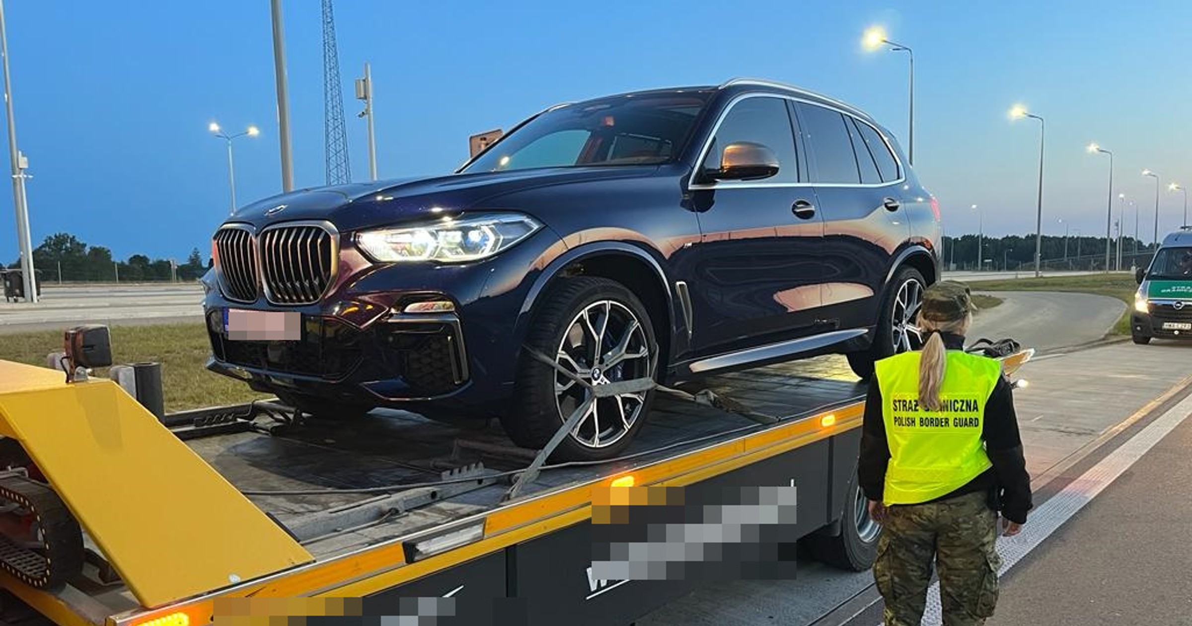Straż Graniczna odzyskała BMW X5