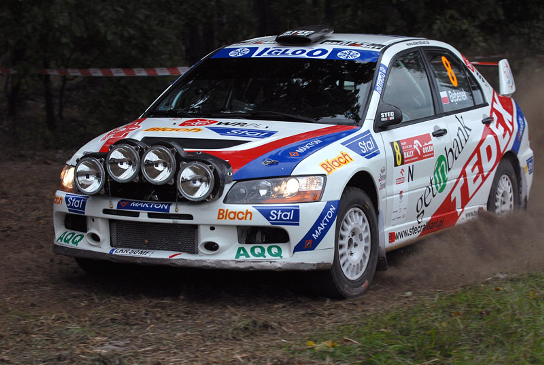 Rajd Orlen 2008: tak wyglądała rywalizacja (fotogaleria)