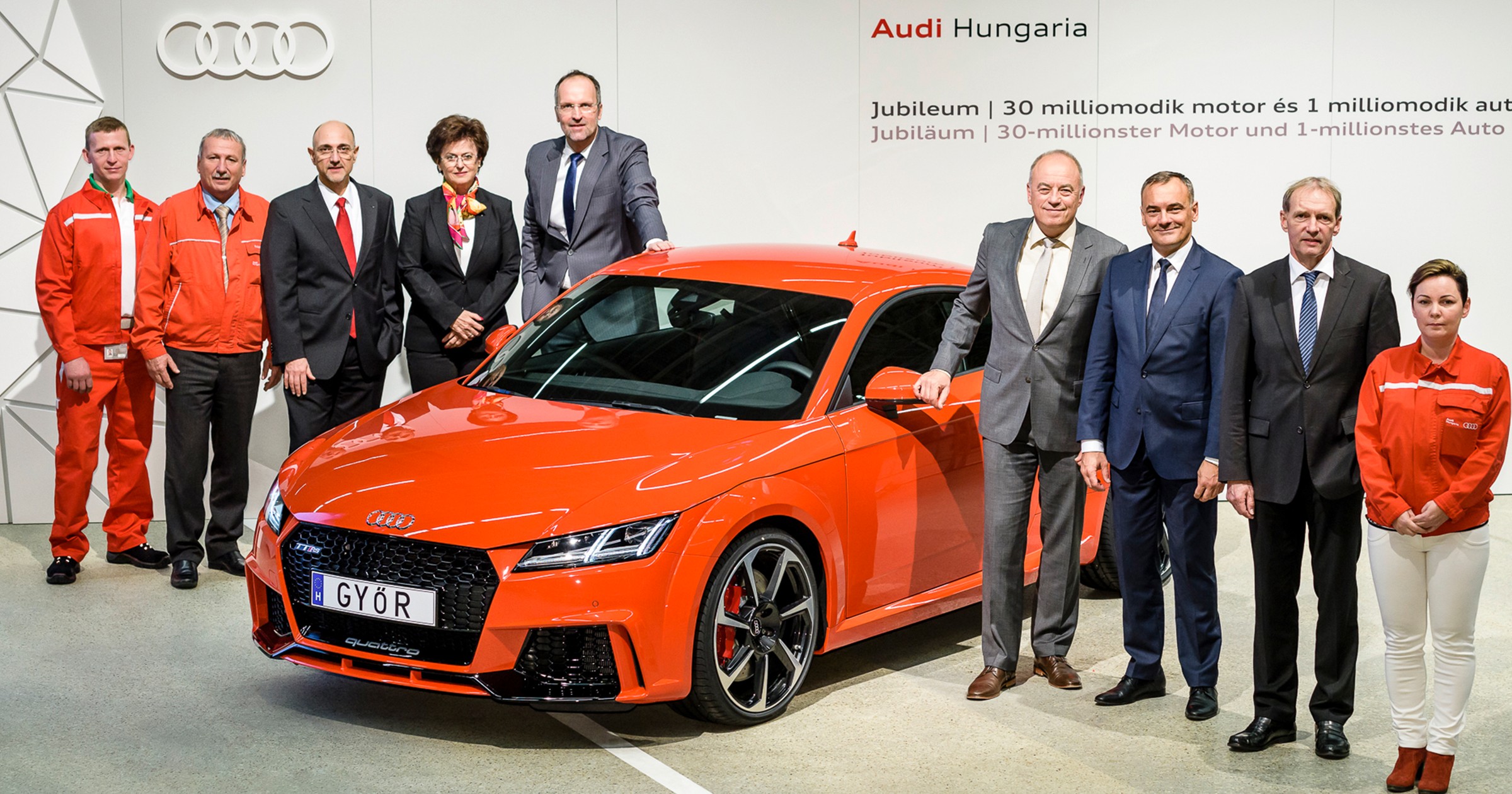 Jubileuszowe Audi w Győr