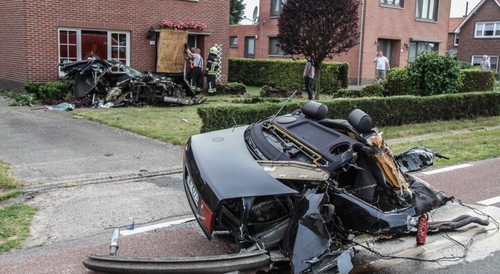 Wypadek polskiego kierowcy