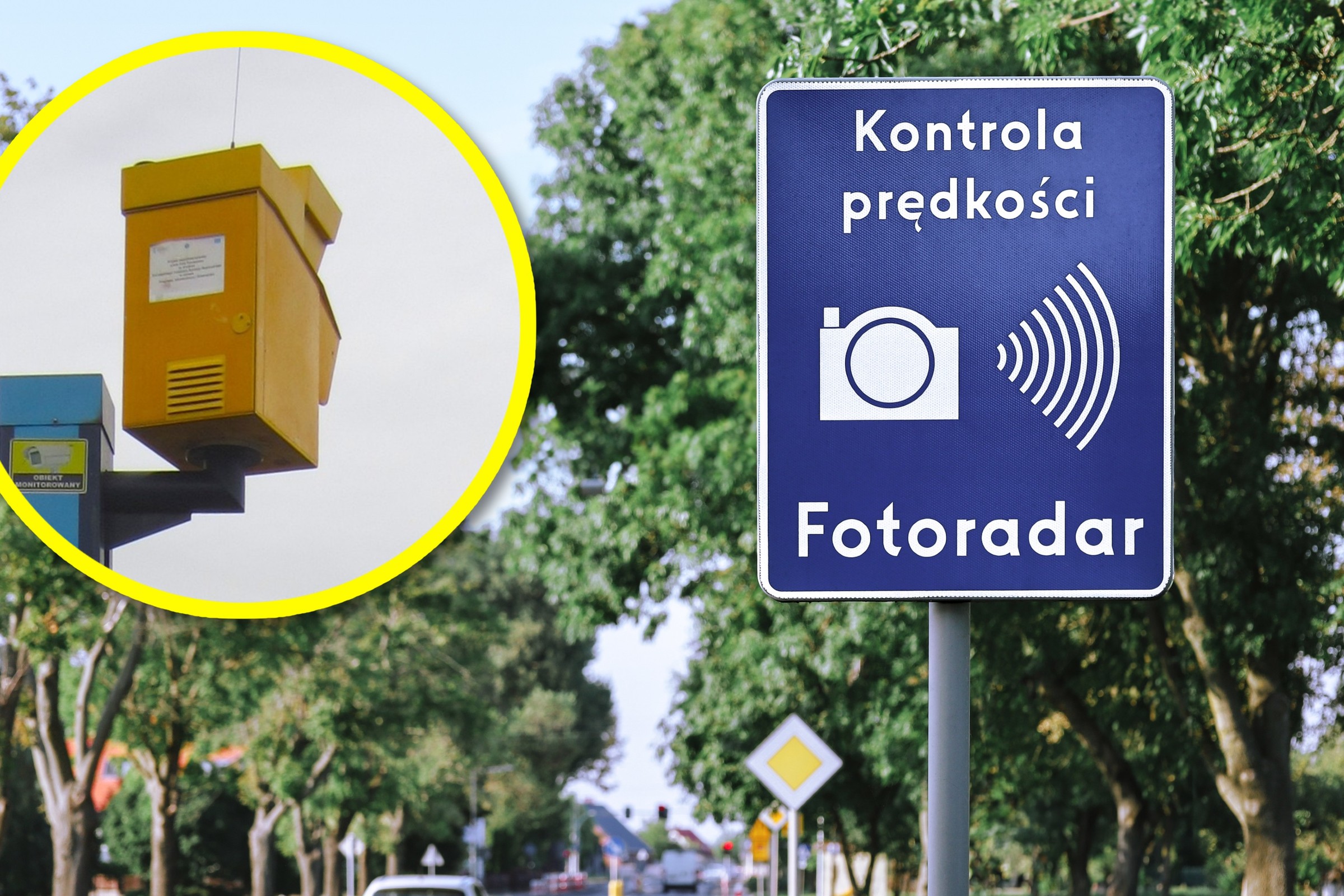 Rekordowy fotoradar znowu działa. Dostał ochronę przed wandalami