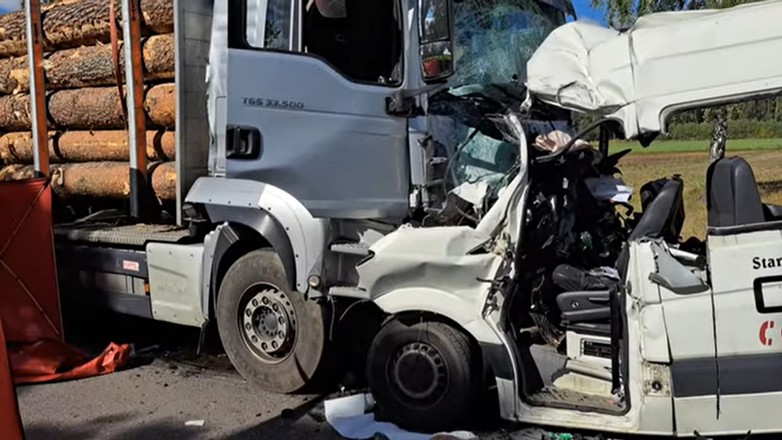 Wypadek śmiertelny na DK22