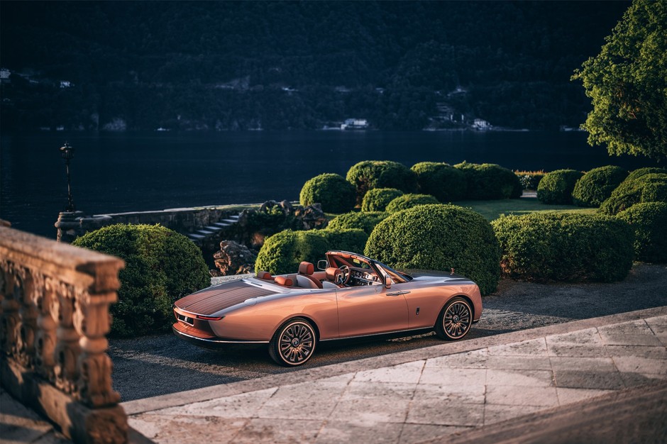 Drugi z serii zaledwie trzech Rolls-Royce'ów Boat Tail