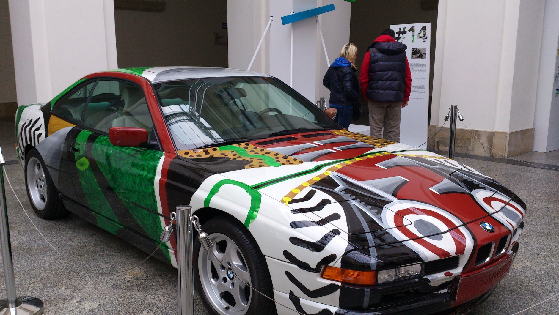 BMW Art Car Collection #14 BMW 850 CSi David Hockney 1995 r