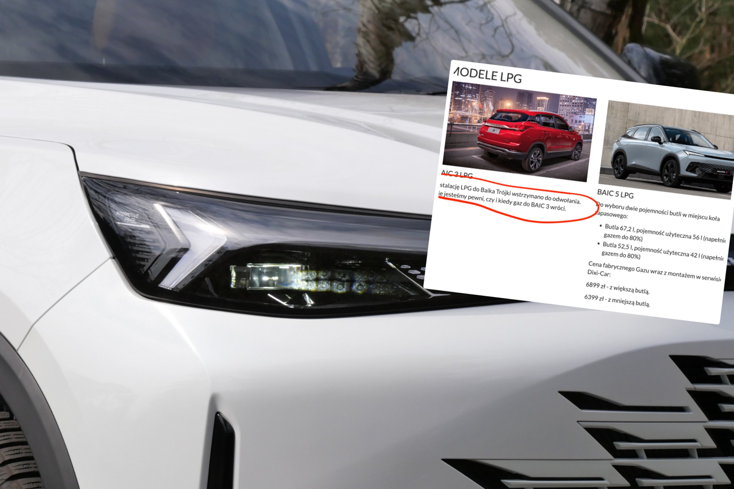 Jest oświadczenie chińskiej marki BAIC po tekście Auto Świata