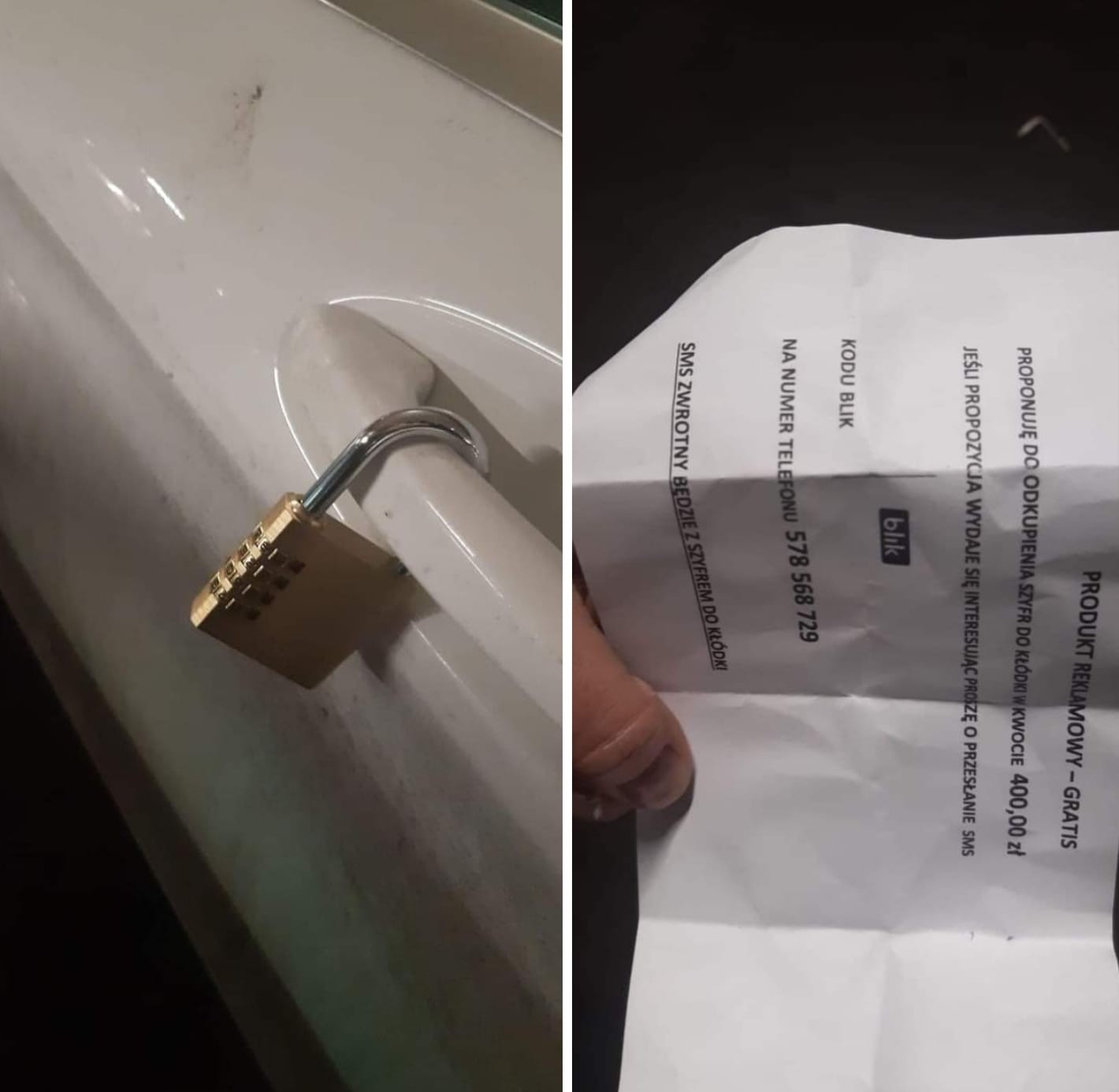 Złodzieje mają nową metodę – „na kłódkę”