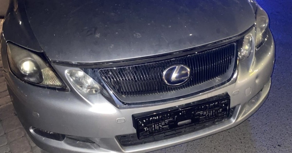 Zatrzymany przez Straż Graniczną Lexus, którym jechał Łotysz