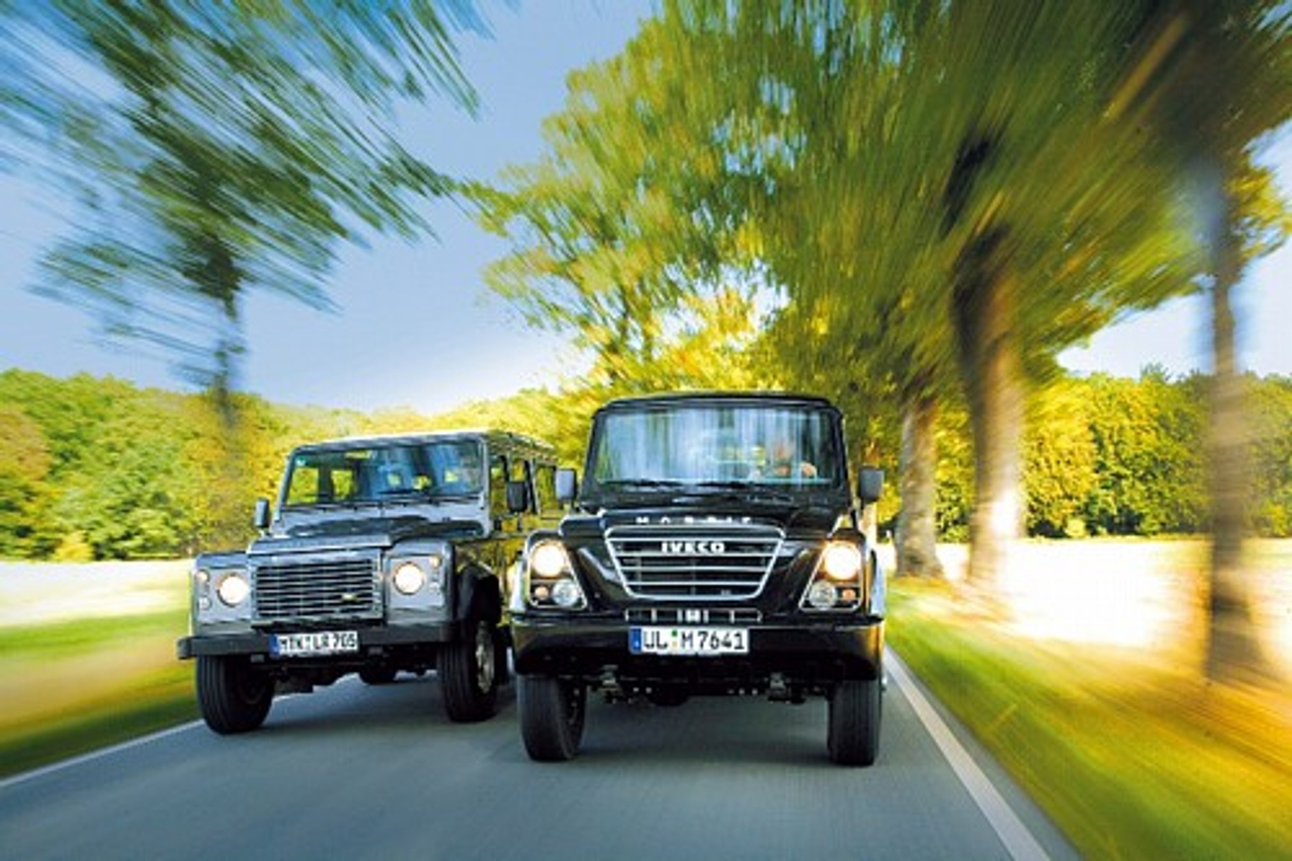 Ekstremaliści - Czyli, Land Rover Defender kontra Iveco Massif