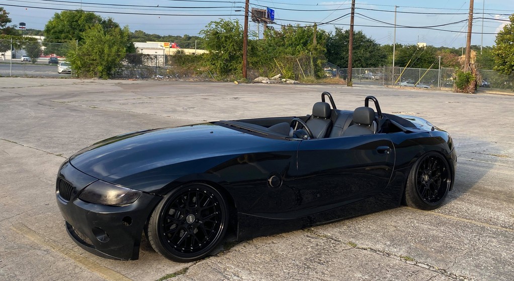 BMW Z4 E85 bez przedniej szyby