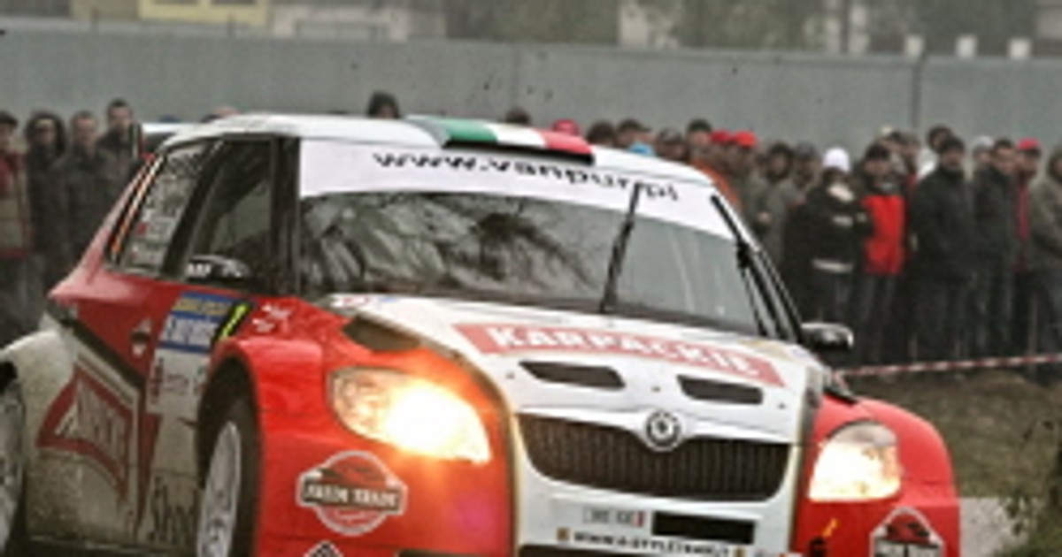 Rajd Barbórka 2009: Grzyb i Rzeźnik w Fabiach S2000