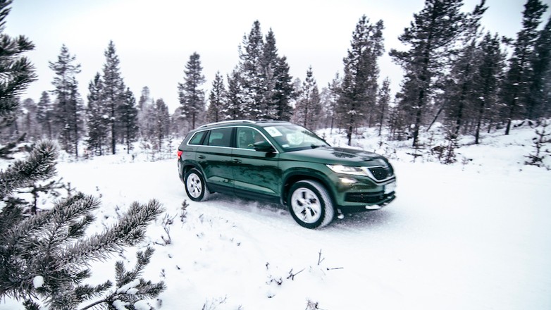 Skoda 4x4 – jazda na lodzie i śniegu