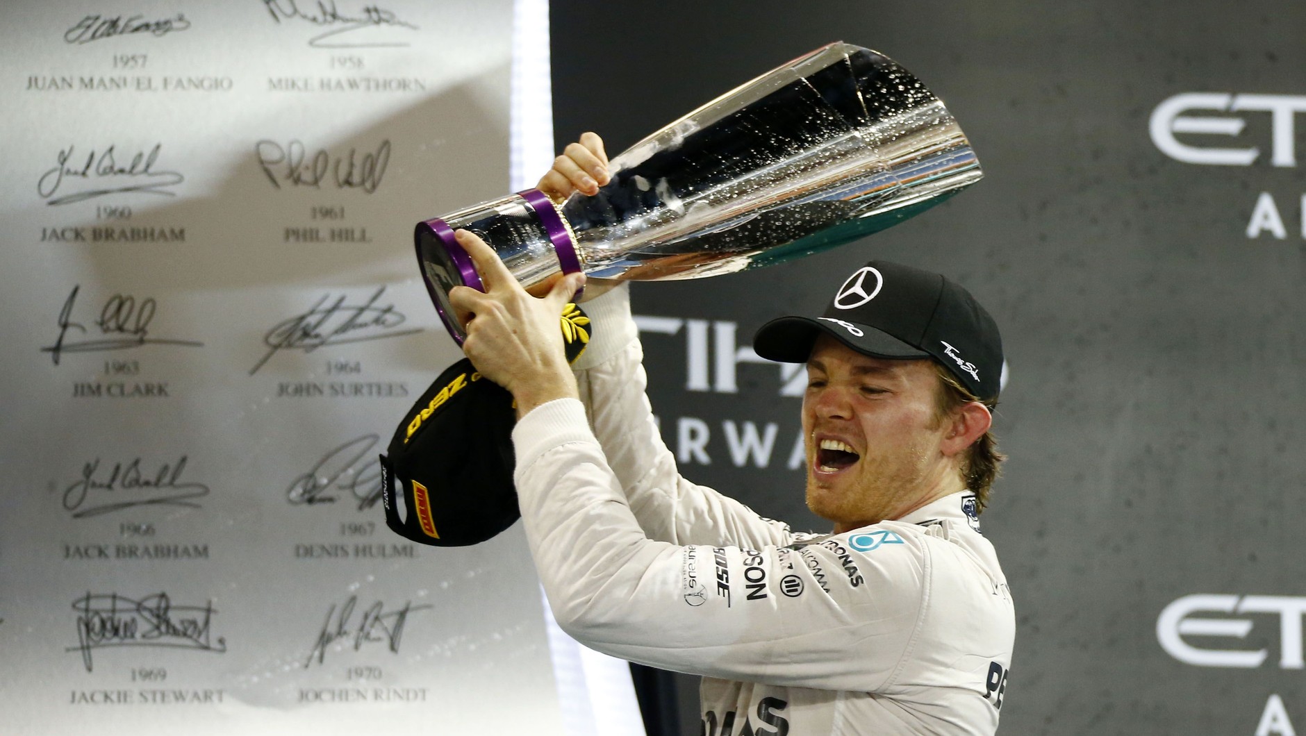 Nico Rosberg - zwycięzca Grand P{rix Abu Dhabi 2015