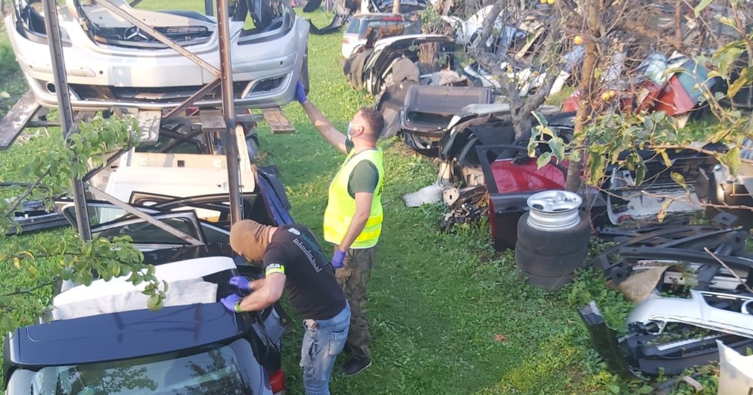 Policja odzyskała kradzione części