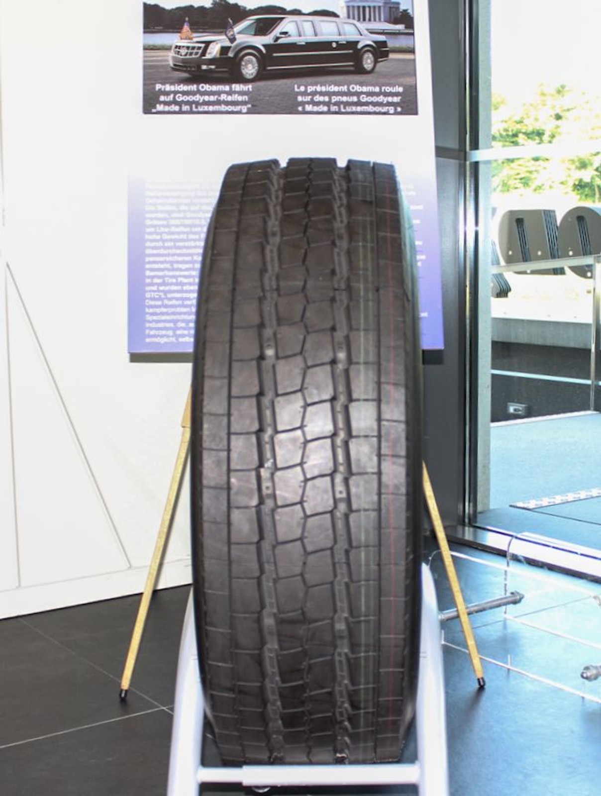 Opony Goodyear z Cadlillaca Baracka Obamy