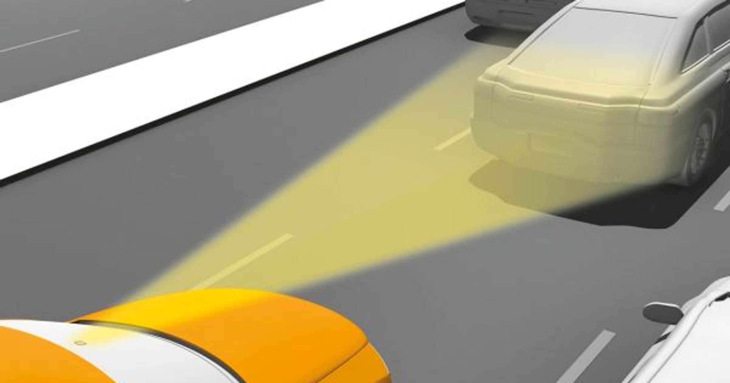 Działanie systemu wspomagania awaryjnego hamowania