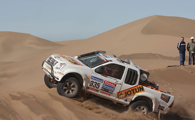 Rajd Dakar 2010: Przygoński już 8, Sonik broni honoru (12. etap na żywo, wyniki, foto)