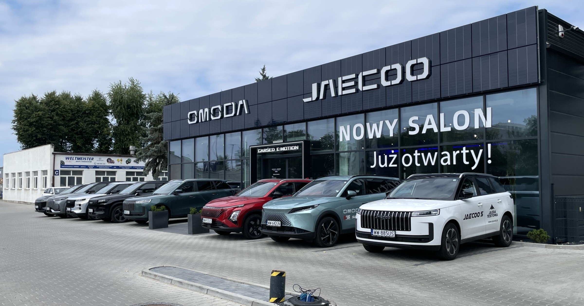 Nowy salon sprzedaży chińskich samochodów marek Omoda i Jaecoo w Warszawie
