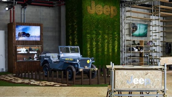 Jeep Temporary Store w Mediolanie