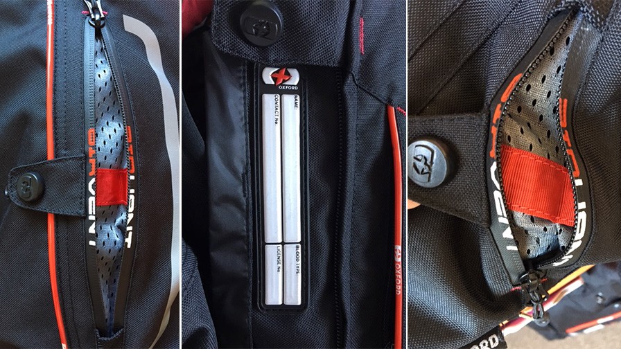 Kieszenie i detale Oxford Girona 1.0