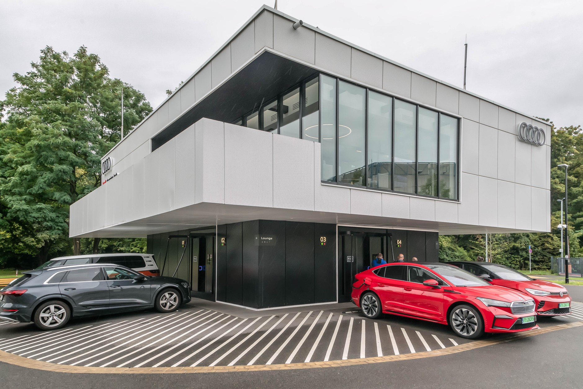 Hub ładowania Audi w Norymberdze w Niemczech