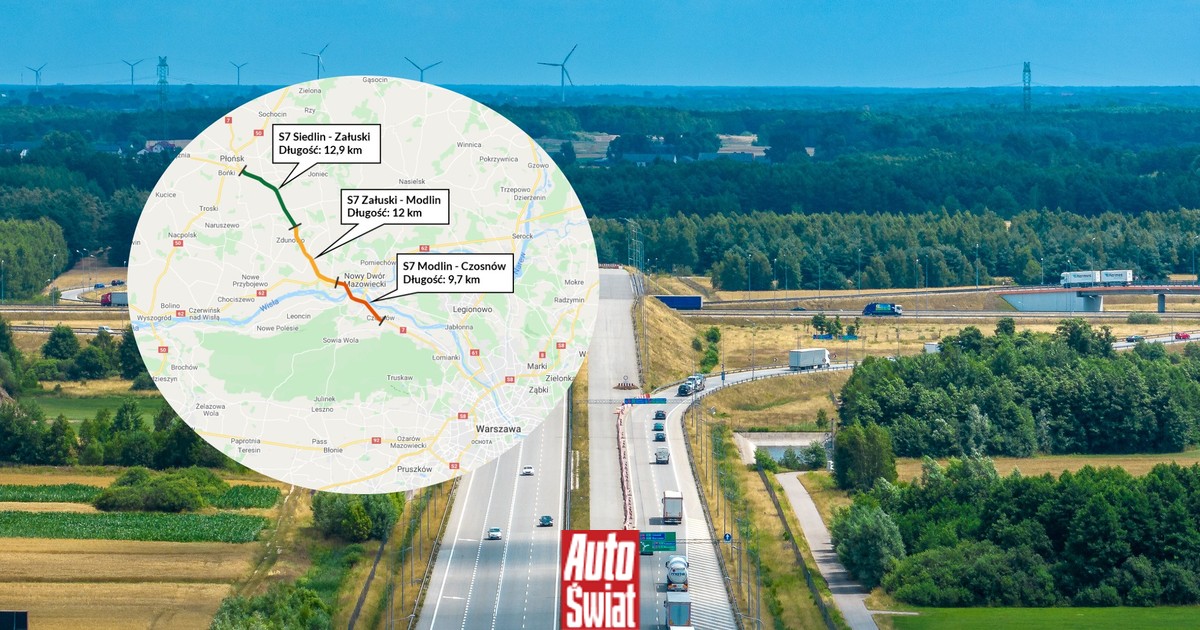 GDDKiA mobilizuje wykonawców S7. Jeden z trzech odcinków gotowy już w 95 proc.