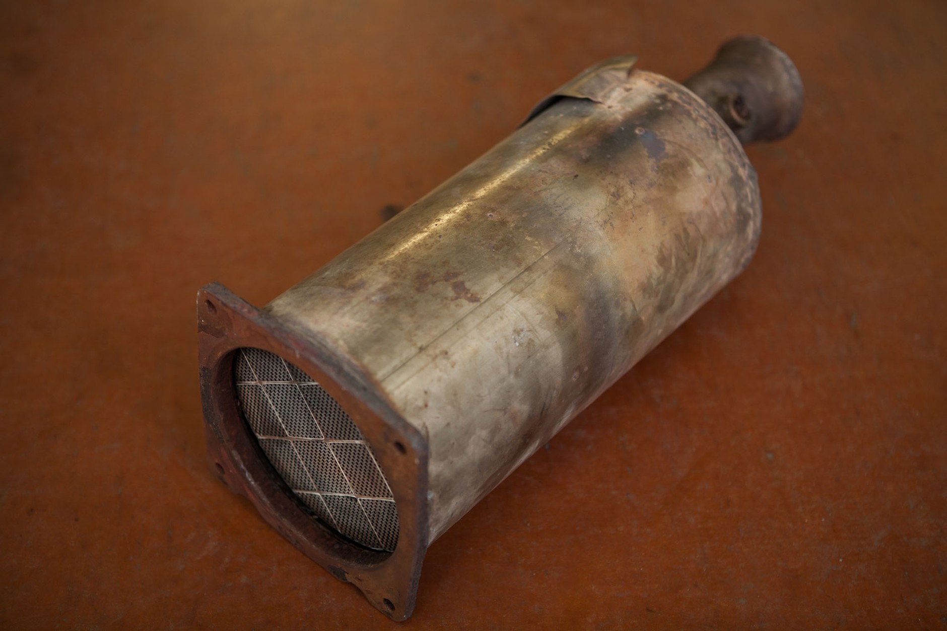 Zapchany wkład filtra DPF