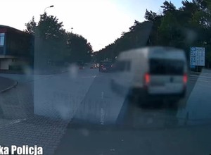 Nagranie z incydentu na granicy w Świecku. Kierowca kampera uciekł z miejsca kontroli
