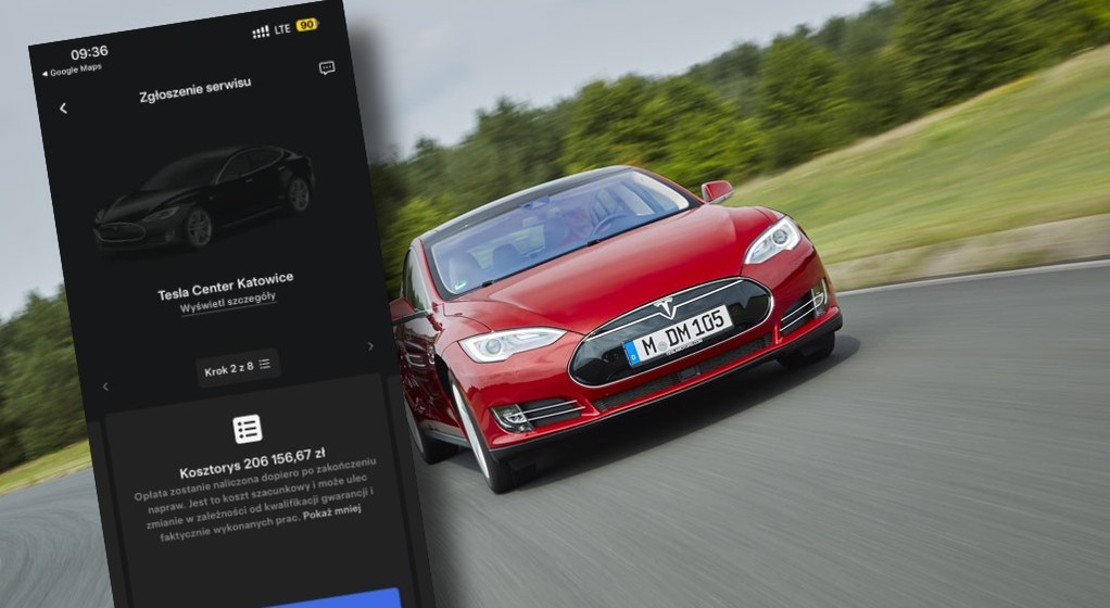 Wycena wymiany akumulatora w Tesli Model S może wprawić w osłupienie