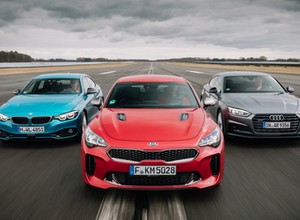 Atak na klasę premium - Audi A5, BMW serii 4 i Kia Stinger