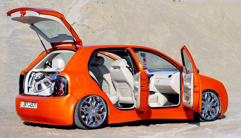 Garaż tunera: Škoda Fabia 1.4 16V – lisek pustynny