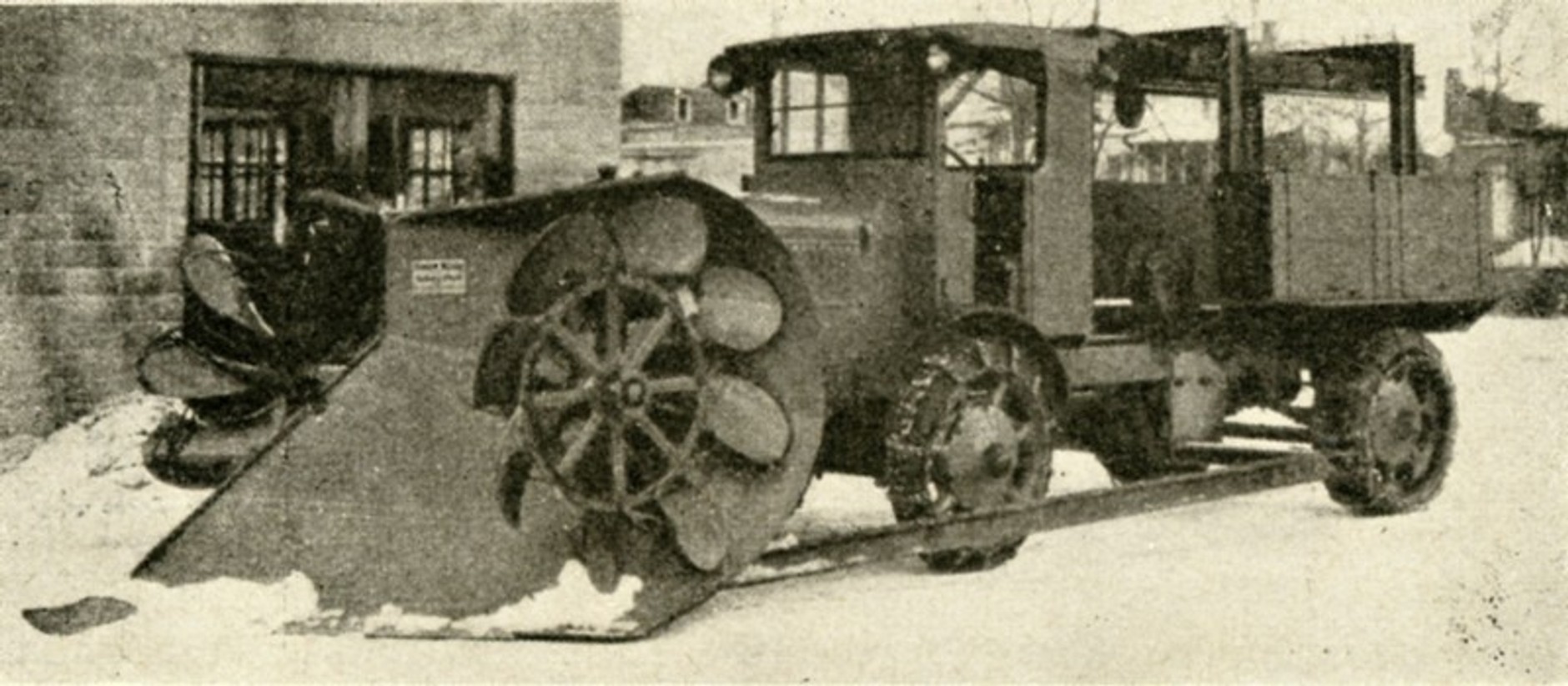 Tak dawniej dbano zimą o drogi