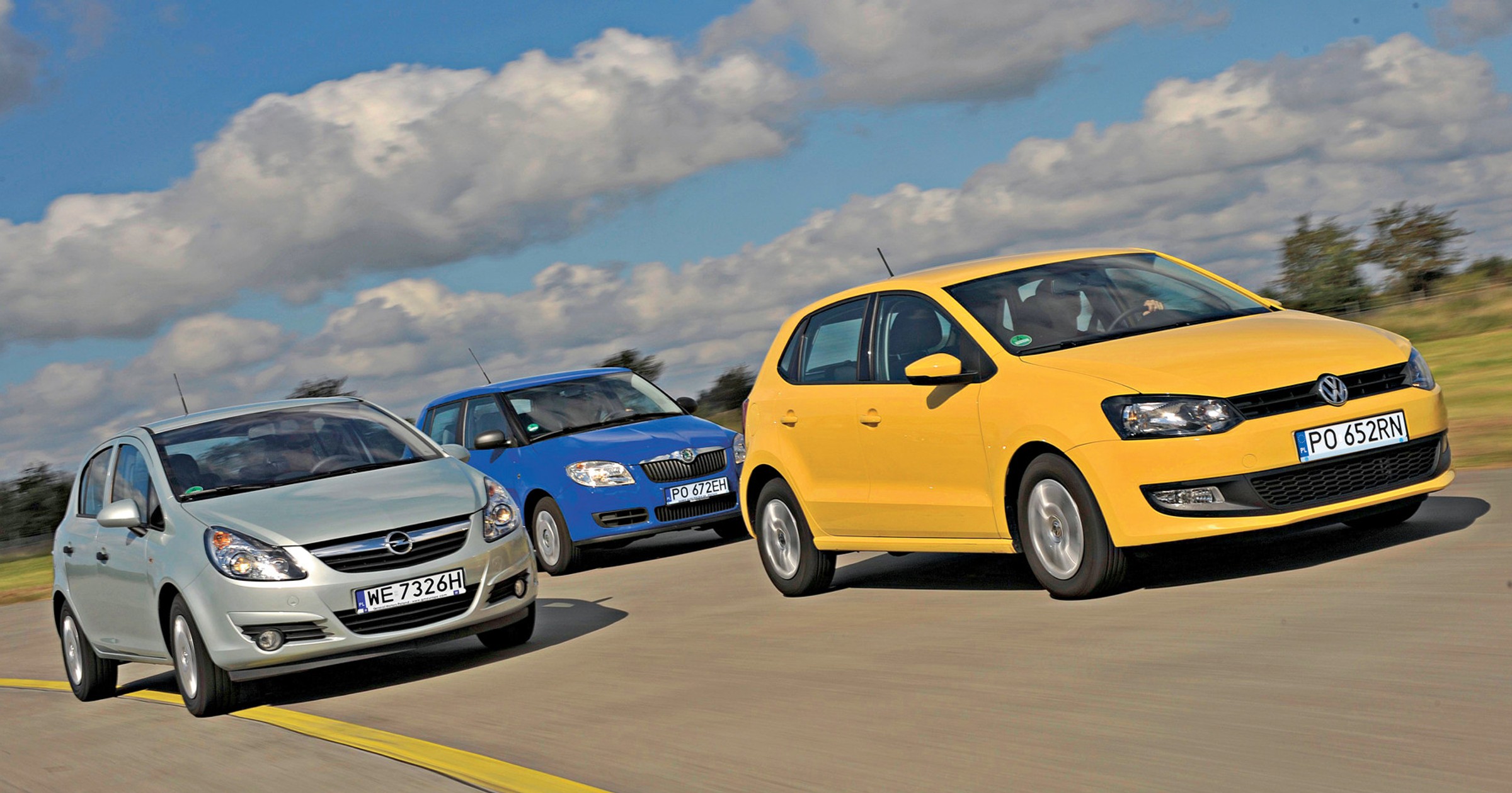 Opel Corsa D, Škoda Fabia II i VW Polo V – porównanie