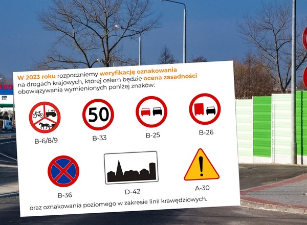 Zweryfikują oznakowanie dróg krajowych. Są "przeznakowane"