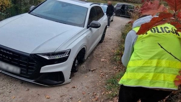 Odzyskane audi Q8 warte 400 tys. zł
