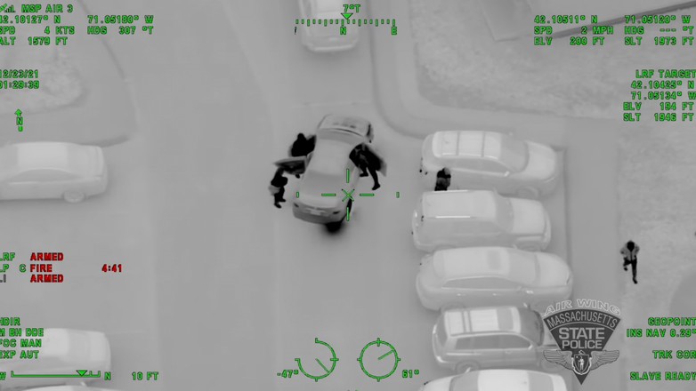 Pościg za złodziejami samochodowymi w USA