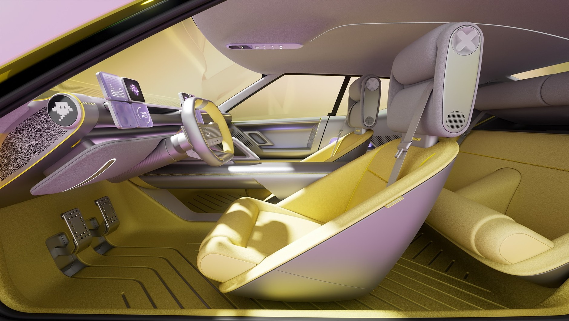 Kabina studyjnego Hyundaia Concept Three