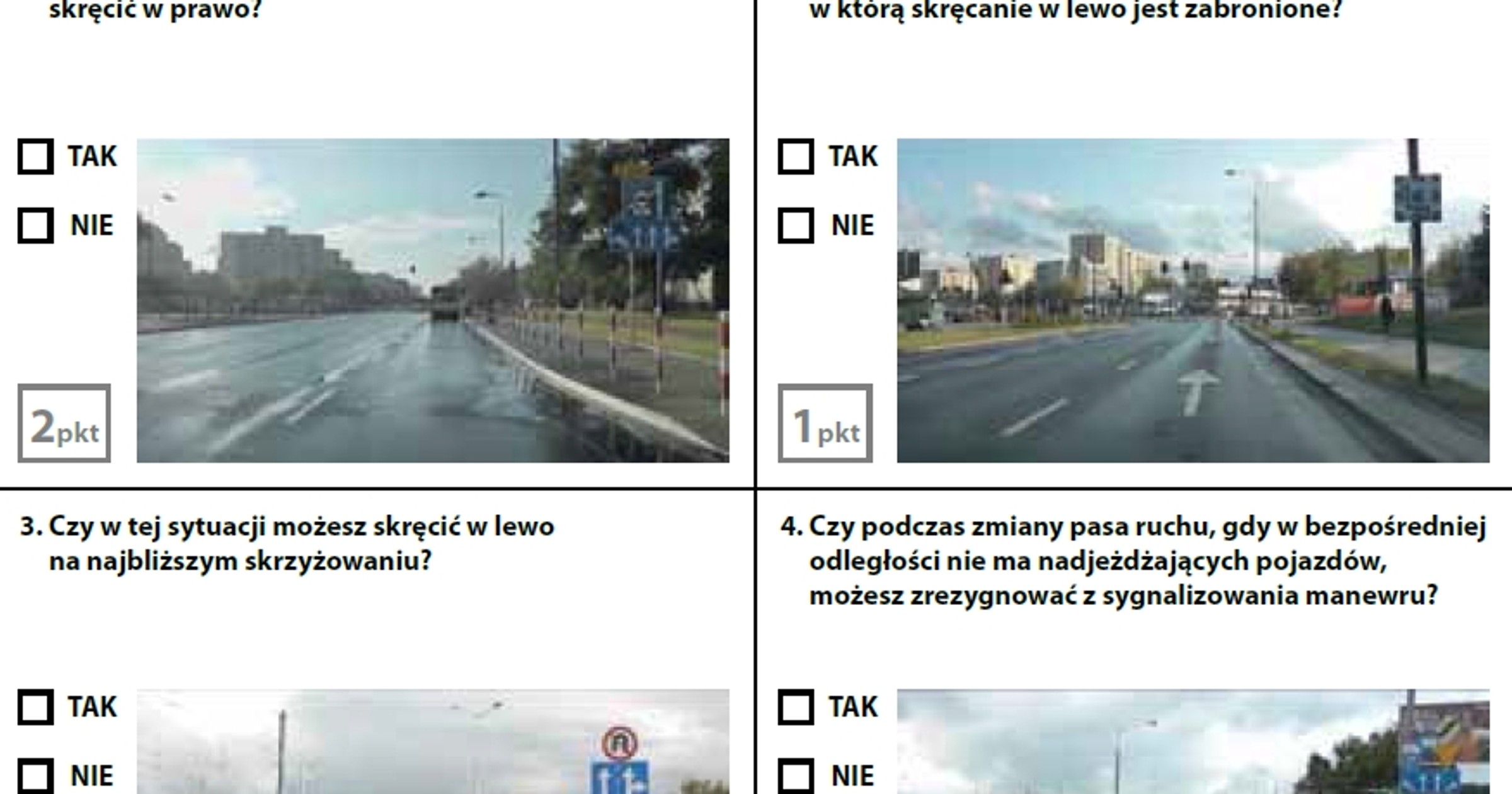 Egzamin teoretyczny na prawo jazdy - zestaw 7