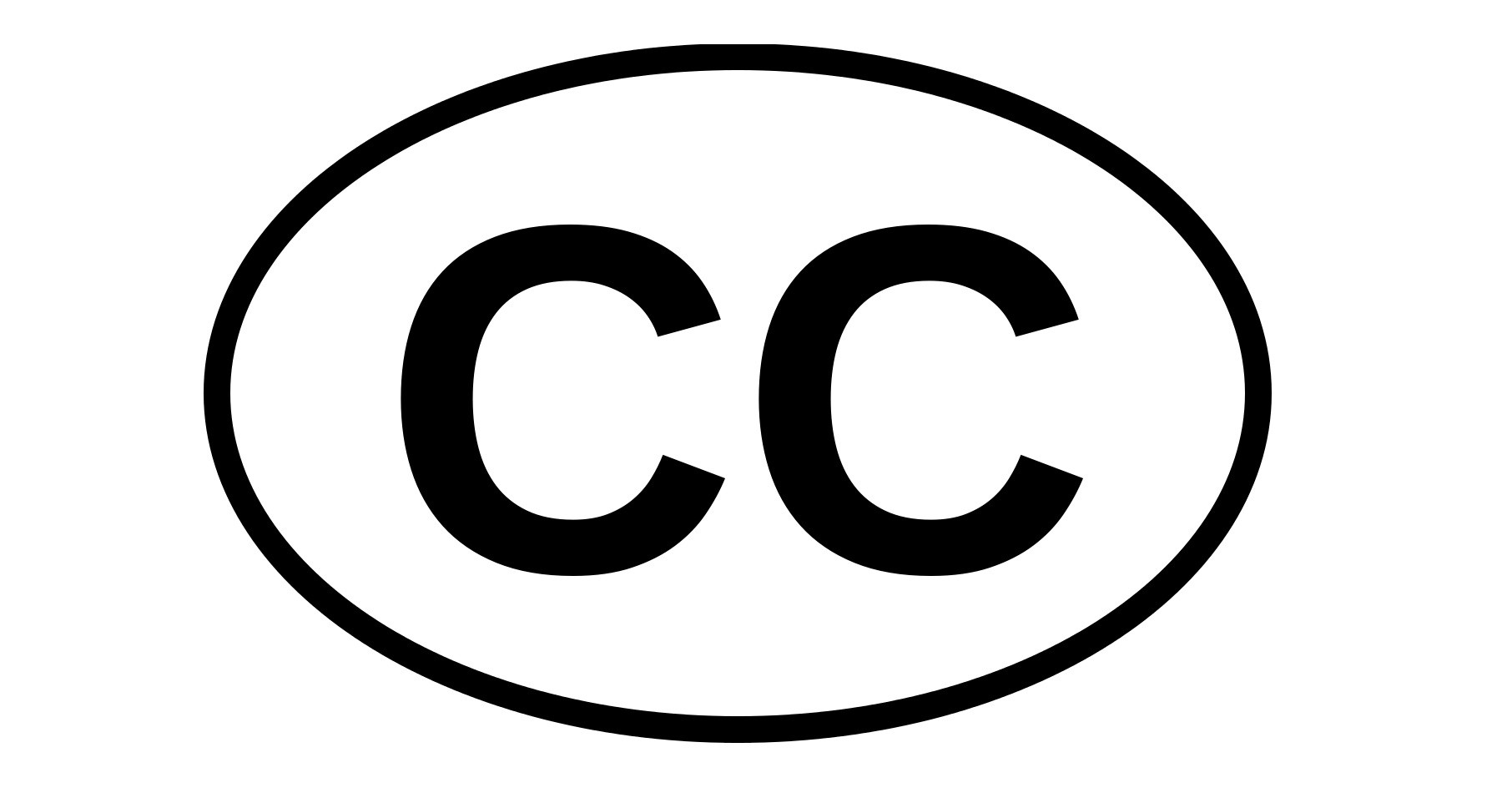 Naklejka CC na samochód