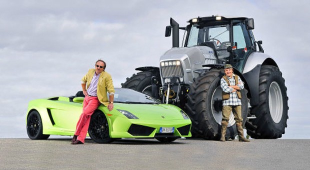 Traktor Lamborghini kontra Lamborghini Gallardo