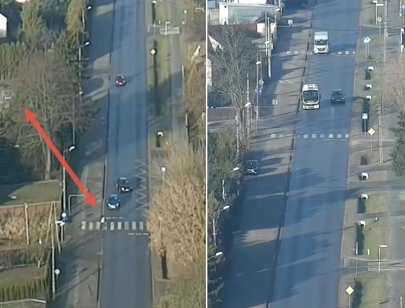 Policja z dronami łapie kierowców łamiących przepisy