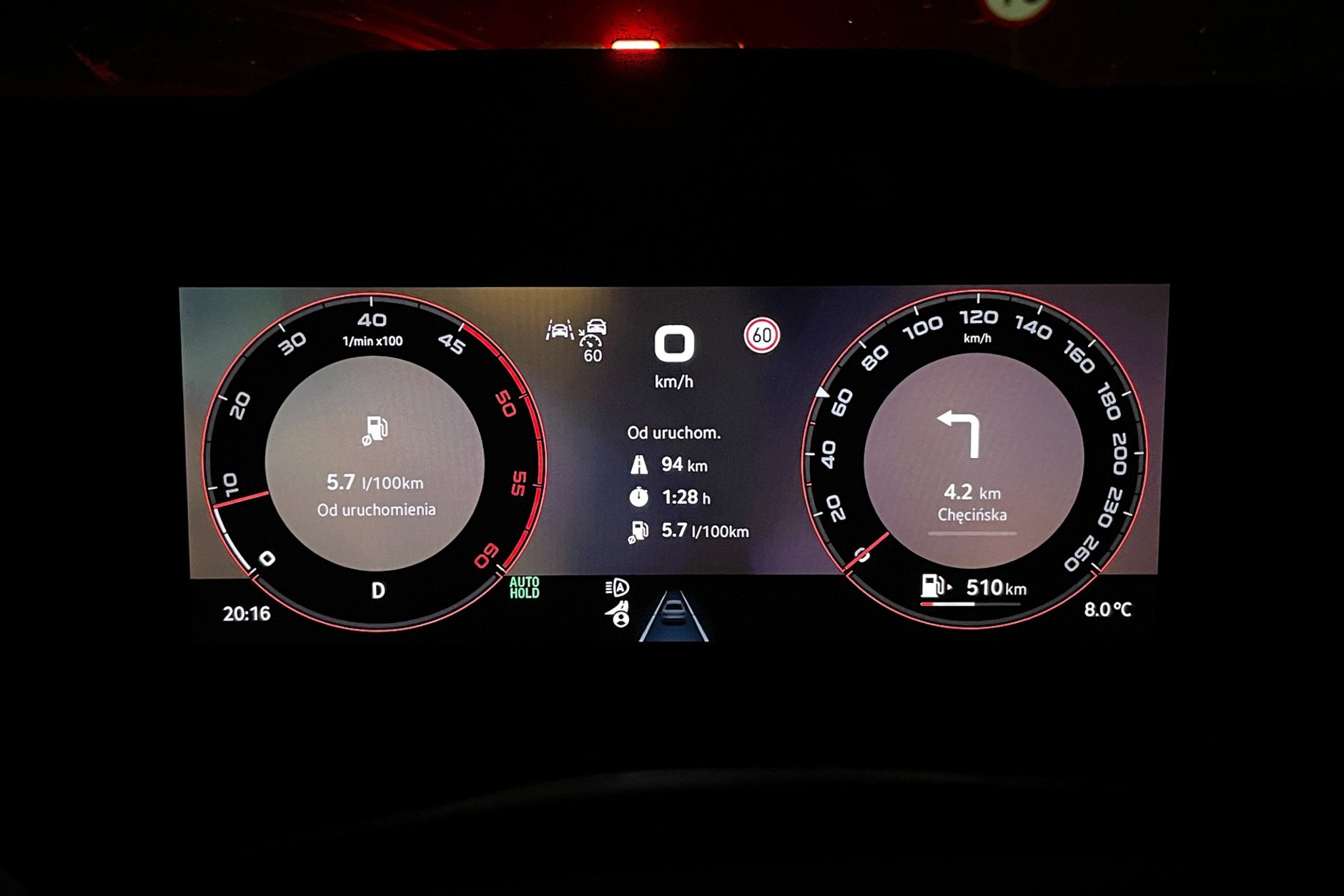 Zużycie paliwa na trasie w Skodzie Kodiaq 2.0 TDI 4x4