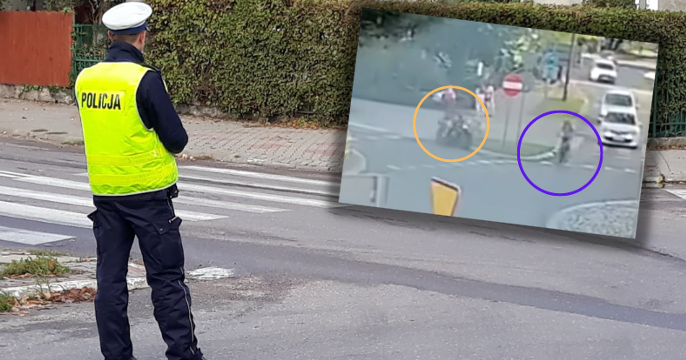 Motocyklista uderza w rowerzystę i ucieka z miejsca zdarzenia (Screen: YouTube/STOP_PIRAT)