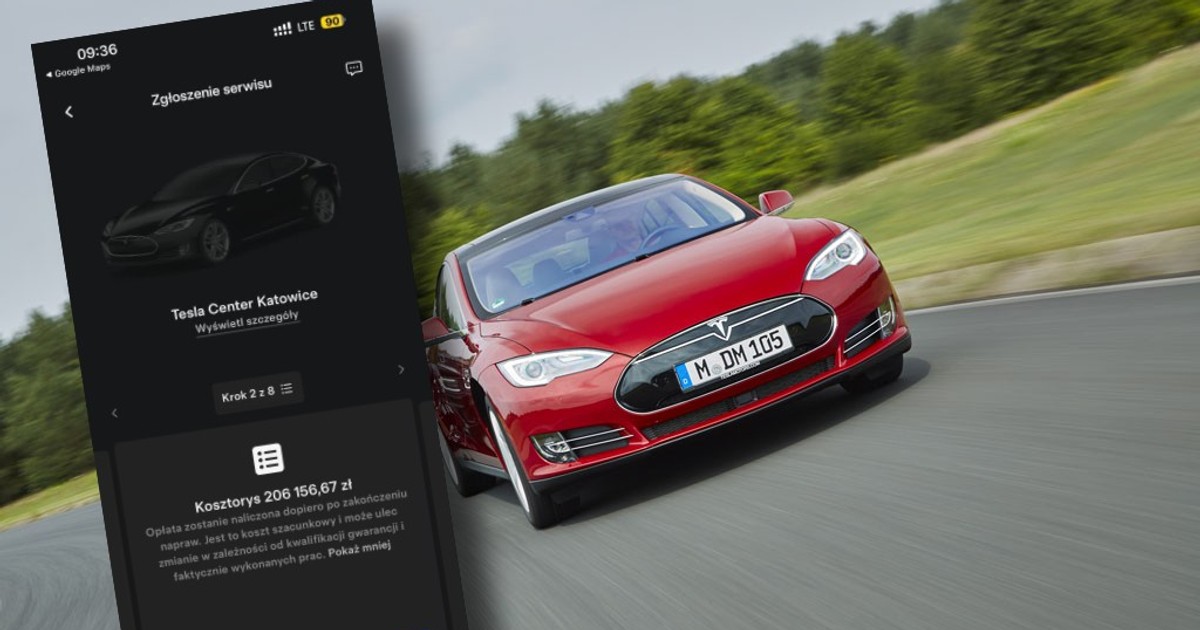 Wycena wymiany akumulatora w Tesli Model S może wprawić w osłupienie