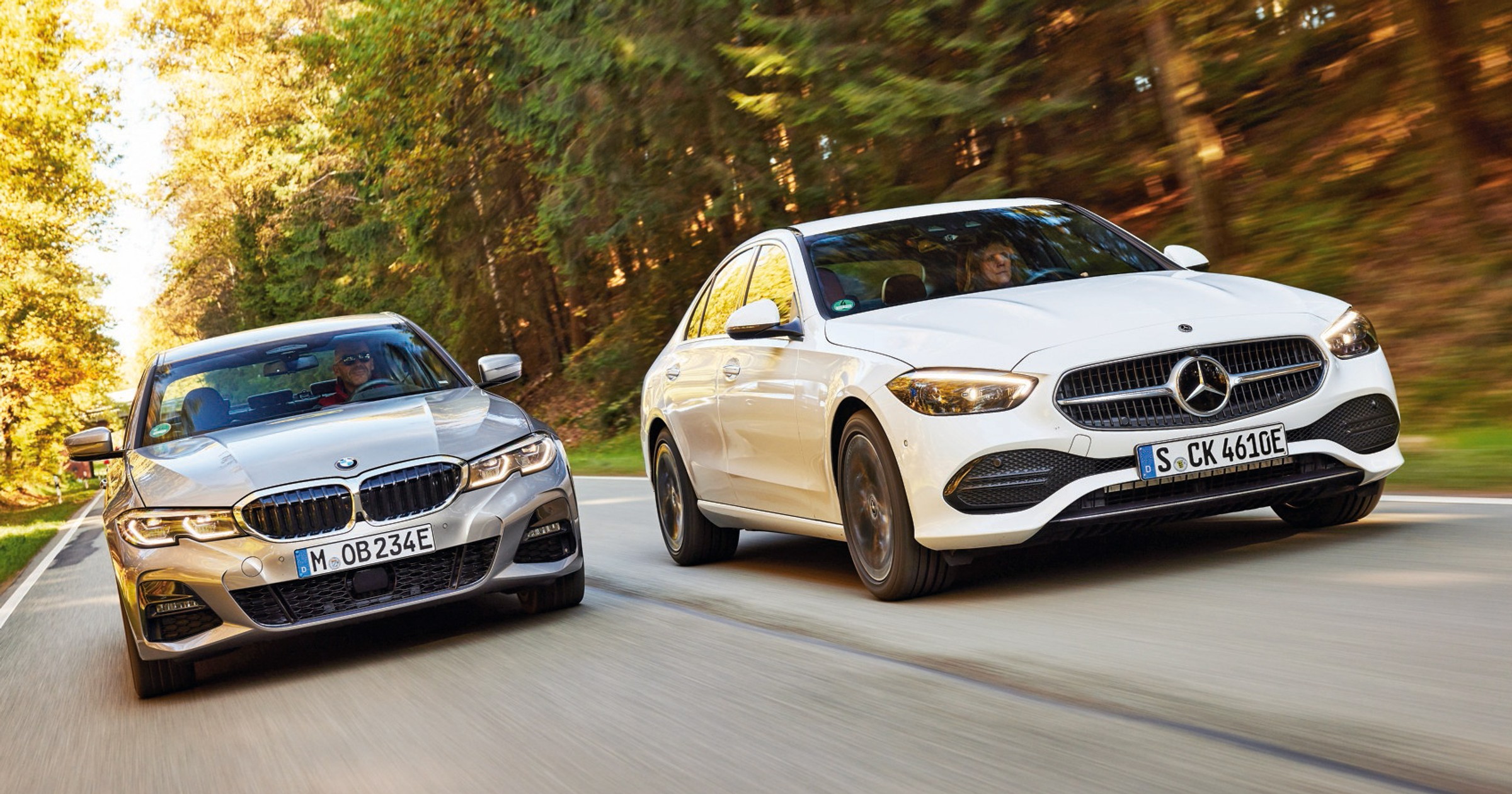 BMW 330e kontra Mercedes C 300 e - porównanie