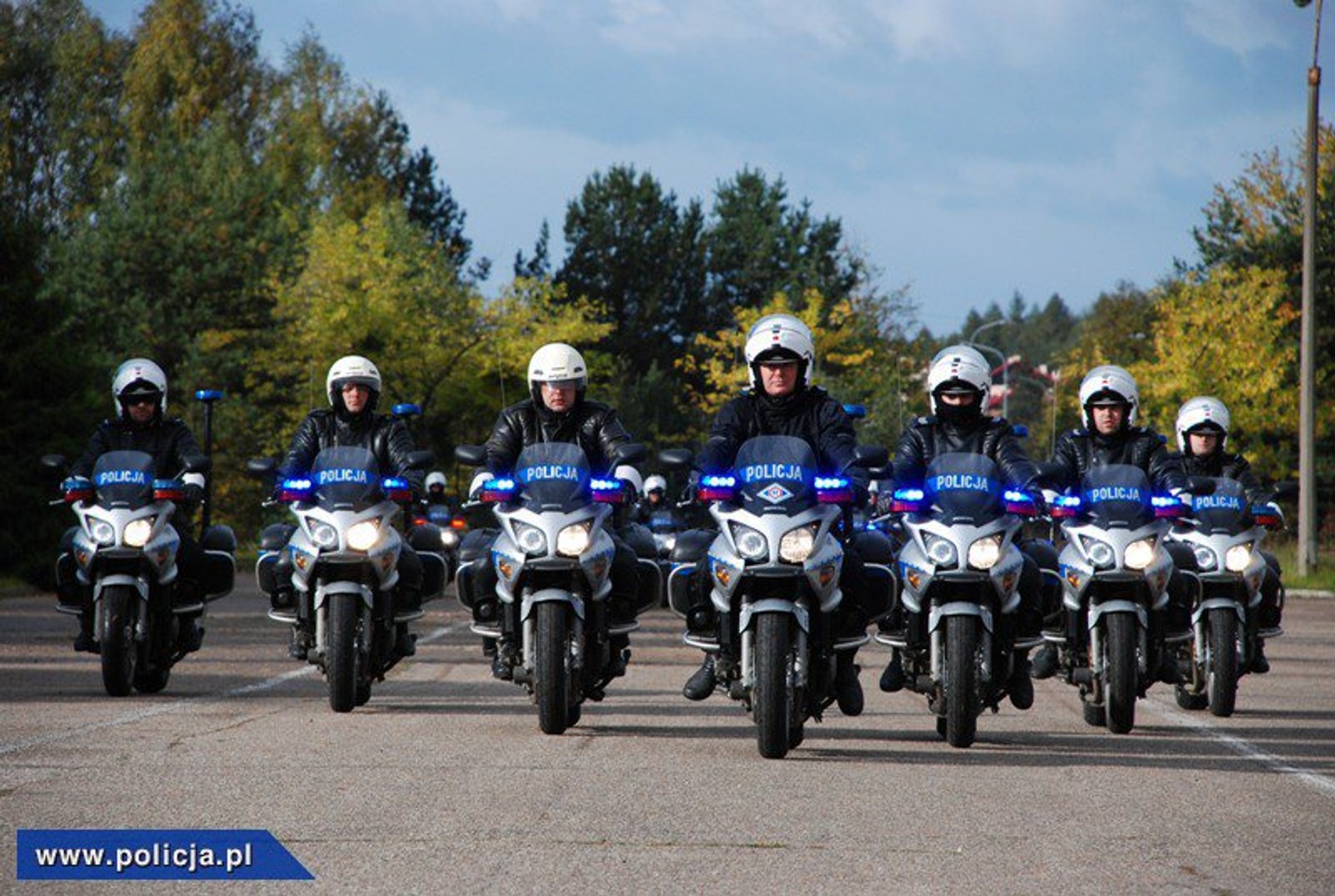 Policja na motocyklach