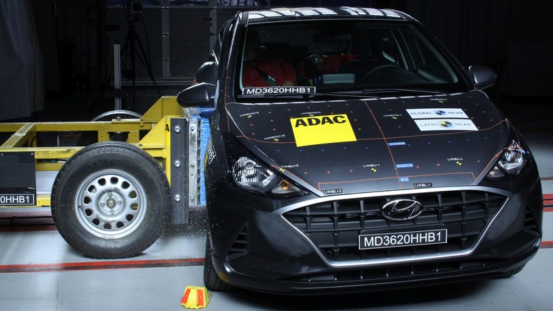 Test zderzeniowy Hyundai HB20