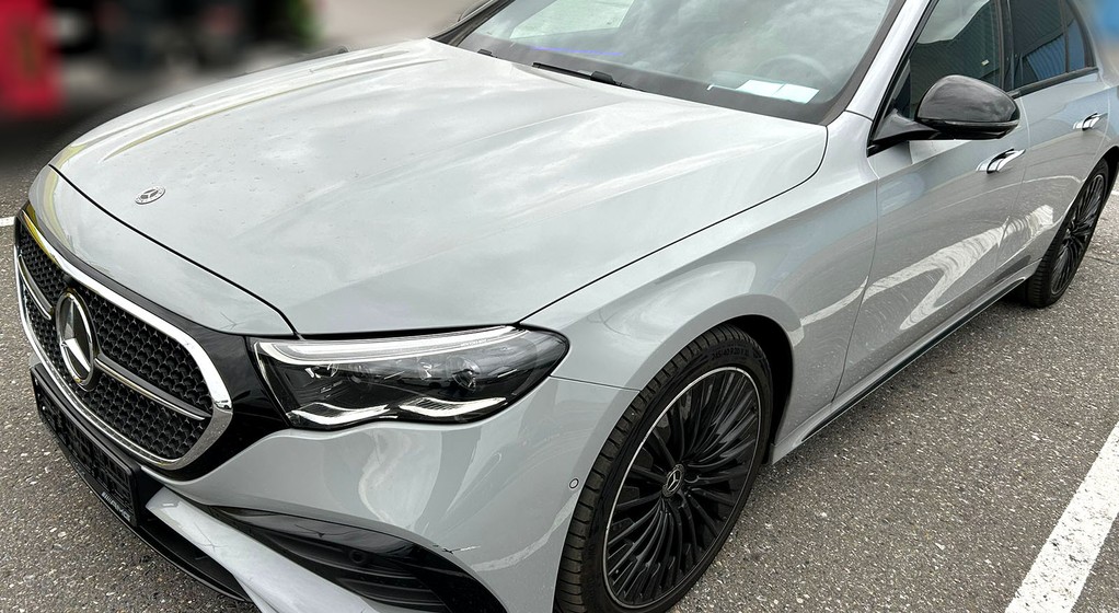 Mercedes-Benz E200 odzyskany w Belgii dzięki polskim pogranicznikom